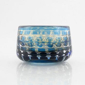 Ingeborg Lundin, an 'Ariel' glass bowl, Orrefors 1970.