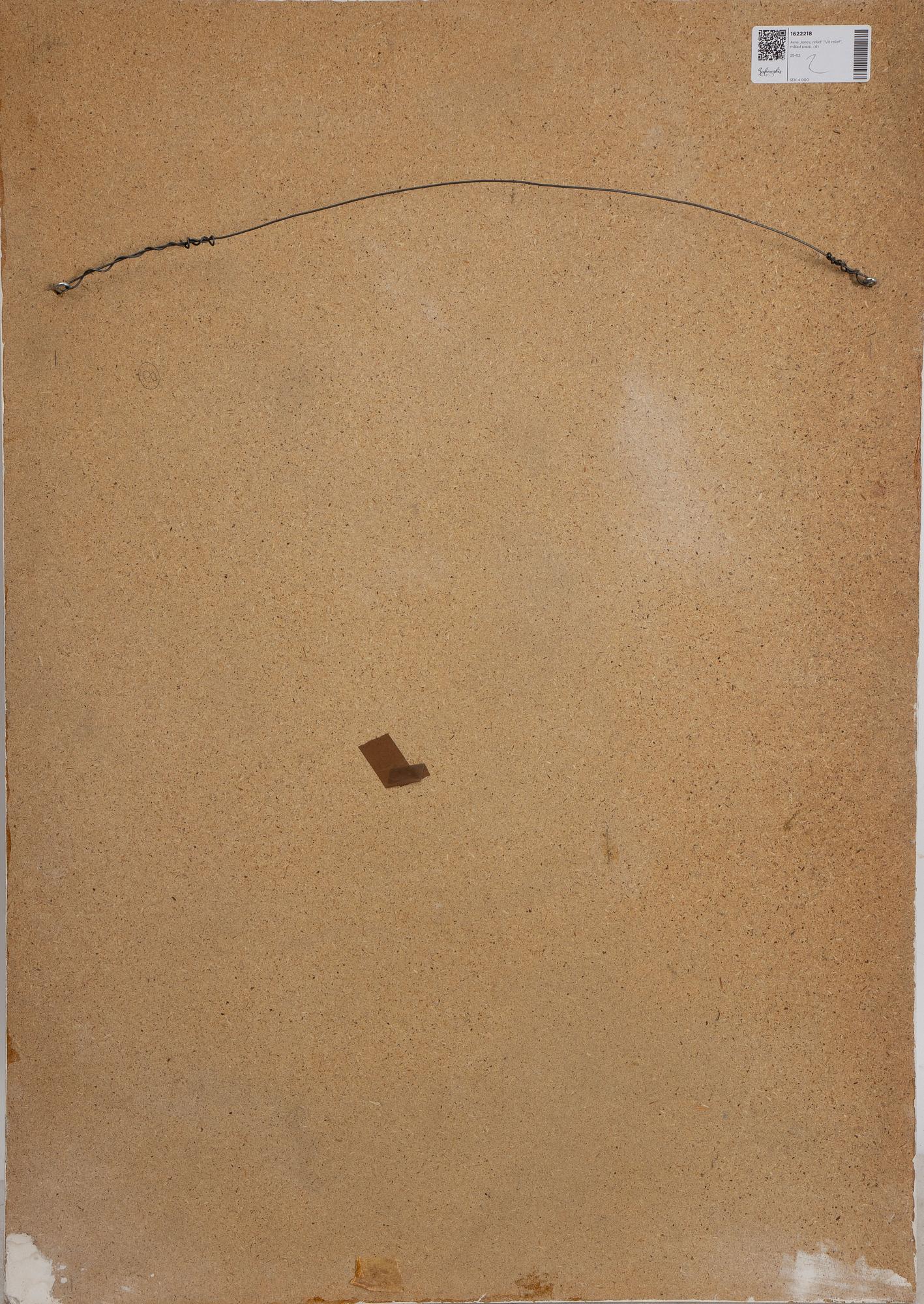 Arne Jones, White relief.