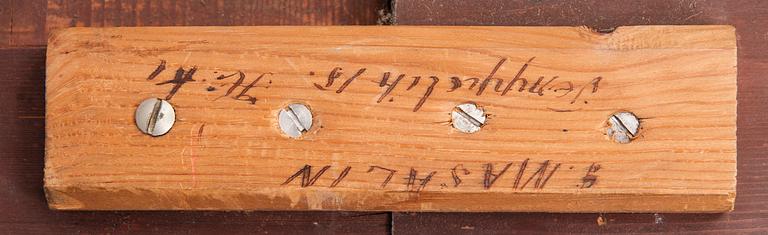 SPEGEL och KONSOLBORD, biedermeier, 1800-talets mitt.