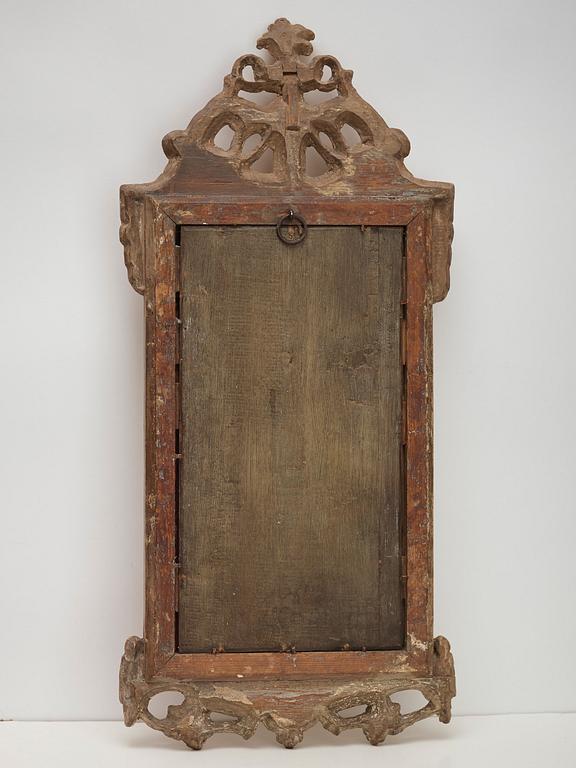 A Gustavian 18th century mirror by J Åkerblad, master 1758.