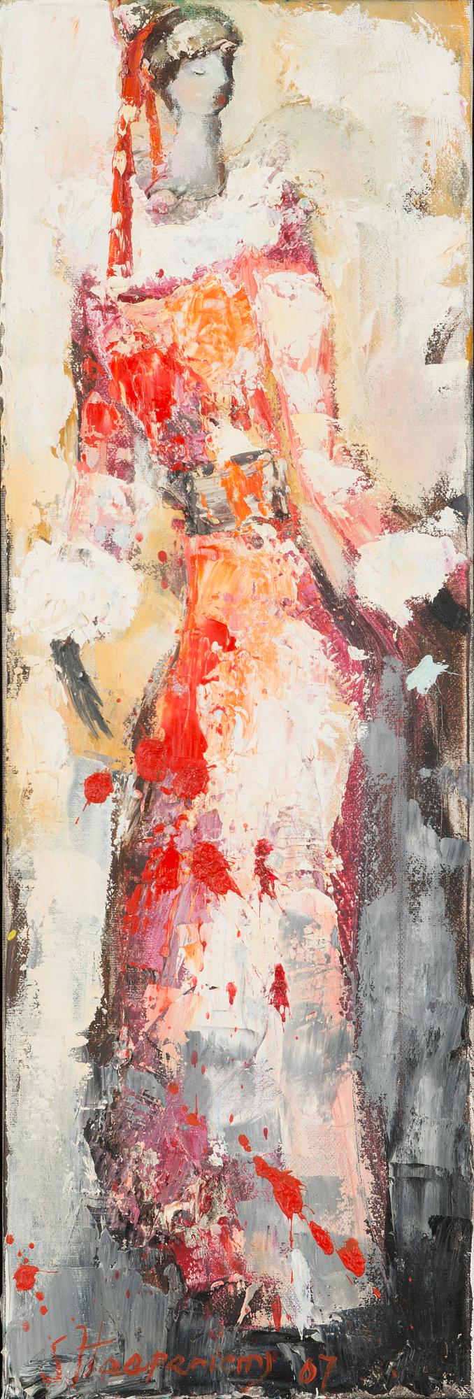 Sari Haapaniemi, oil on canvas, signed and dated -07.