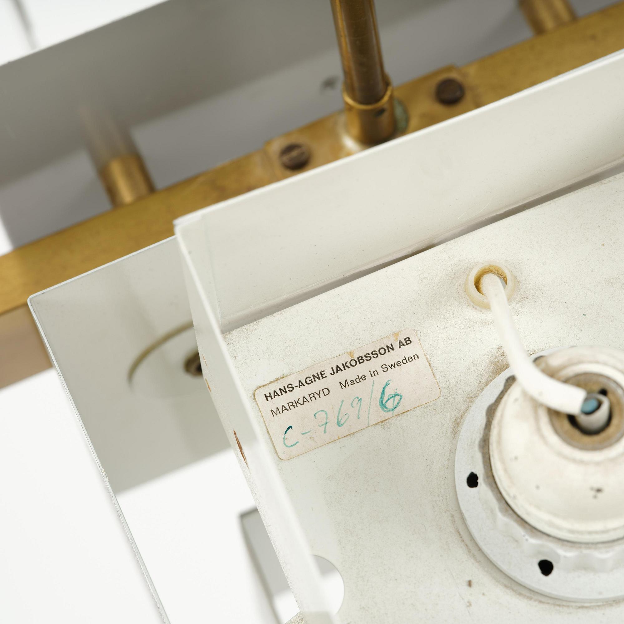 Hans-Agne Jakobsson, a "Selectra" ceiling lamp model "C 769/6", Hans-Agne Jakobsson AB, Markaryd, 1960s-70s.