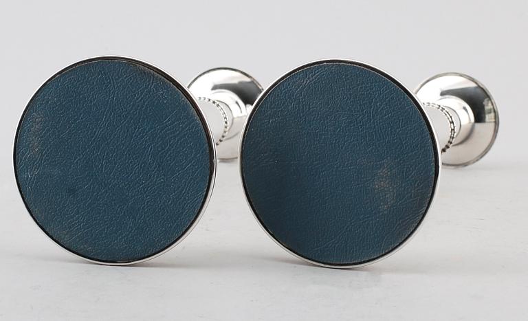 LJUSSTAKAR 1 par, silver, BEFA, Göteborg 1970.