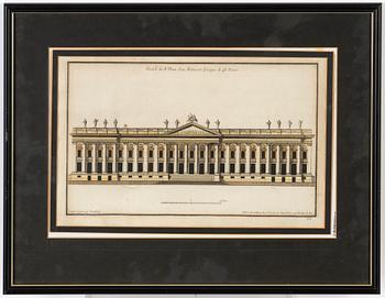 Jean-François de Neufforge, kopparstick, 8 st.