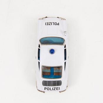 A tinplate Bandai "Porsche Polizei", Japan, 1960s.