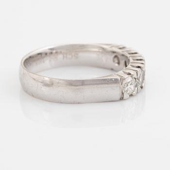 0.75 ct brilliant-cut diamond ring.