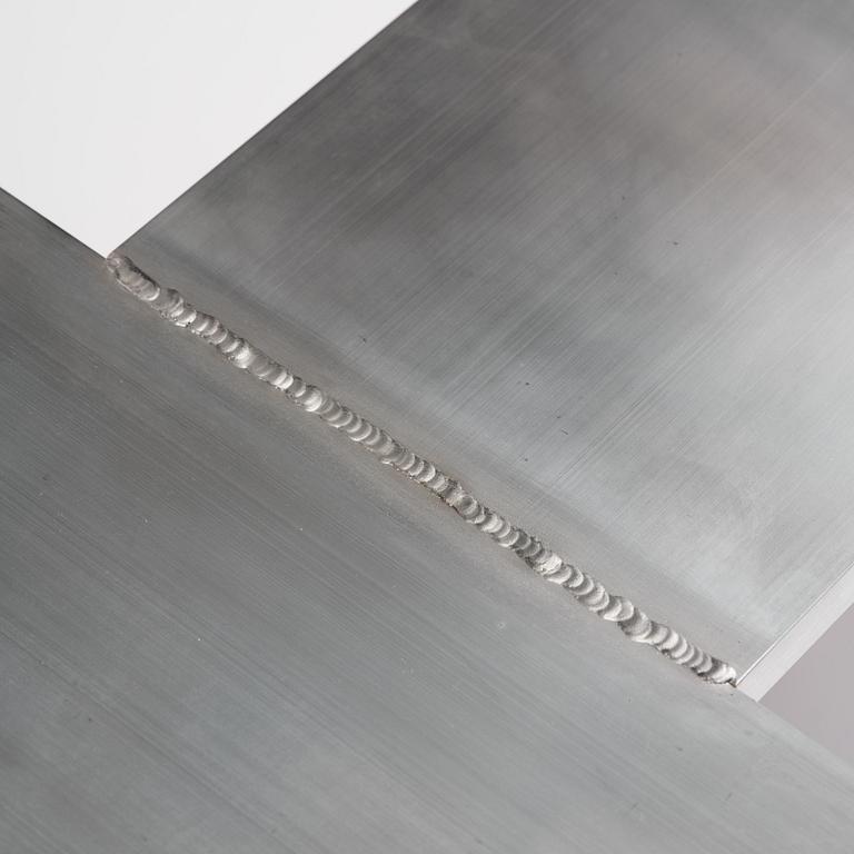 David Taylor, stol, unik, "Aluminium Chair", Studio Mellösaverken, Sverige, 2025.