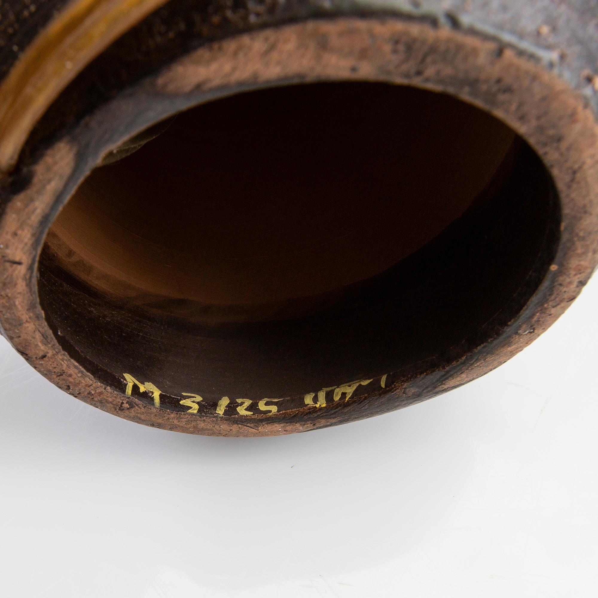 Aldo Londi table lamps, a pair, Bitossi, Italy, later part of the 20th century.