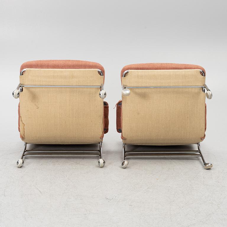 Bruno Mathsson, a pair of 'Karin' armchairs, Dux.