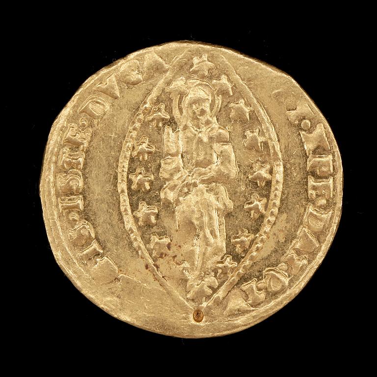 MYNT, guld, dukat, Venedig, Ludovico Manin, 1789-1797, vikt ca 3,5g.