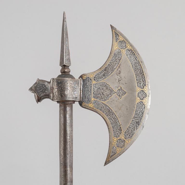 Axe, Indo-Persian, late 19th century.