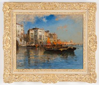 WILHELM VON GEGERFELT, oil on panel, signed.