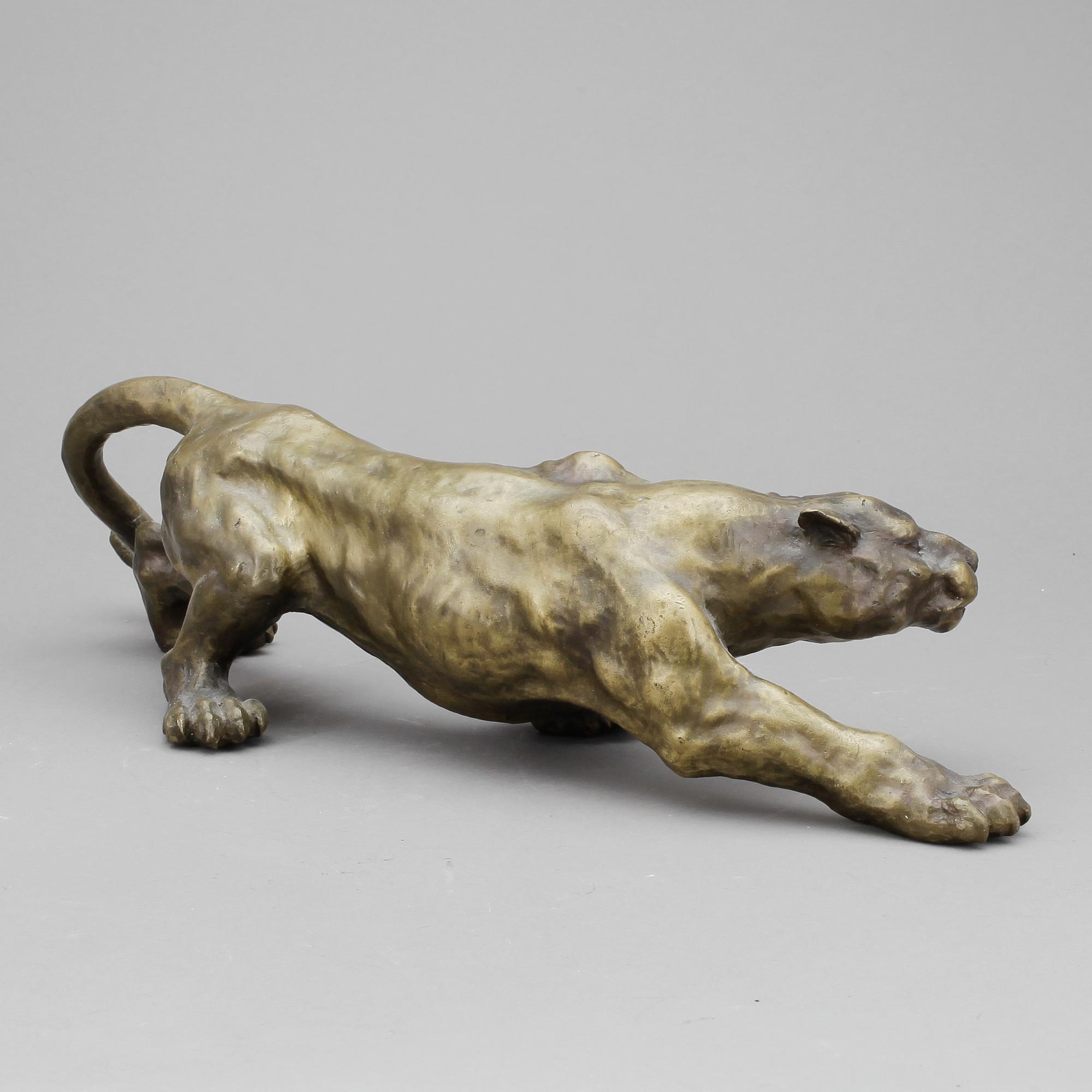 SKULPTUR, patinerad brons, 1900-tal.
