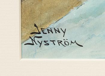 Jenny Nyström, Gnome and cat.