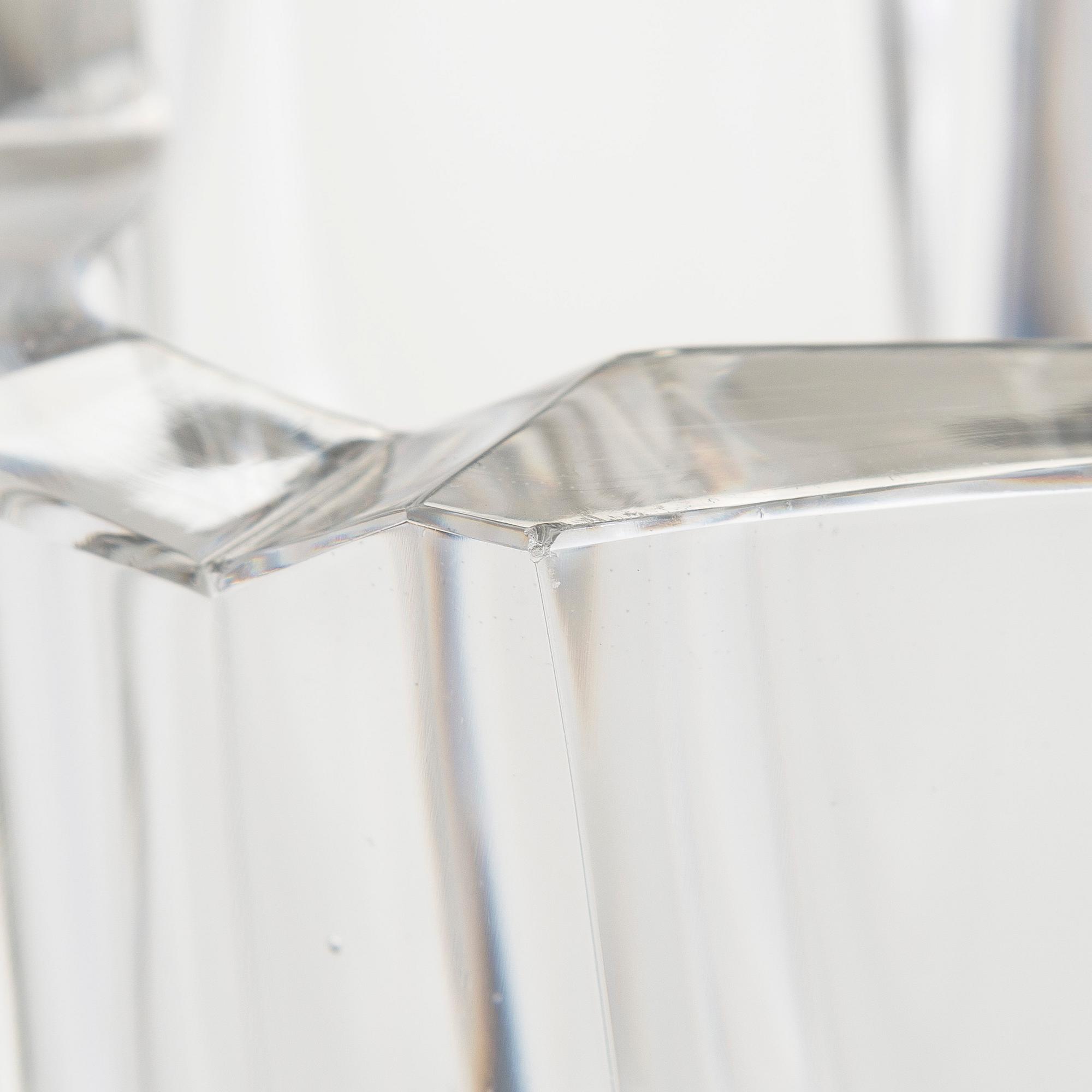 Tapio Wirkkala, vas, "Isberg", signerad Tapio Wirkkala Iittala 57.