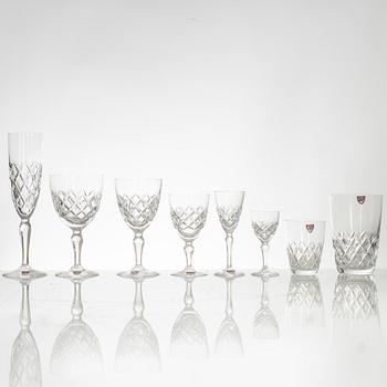 Gunnar Cyrén, glasservis, 46 delar, "Karolina", Orrefors.