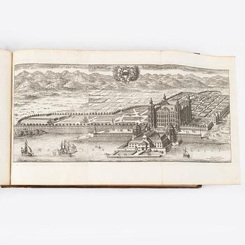 The greatest Swedish topographical work, with 353 engraved plates.