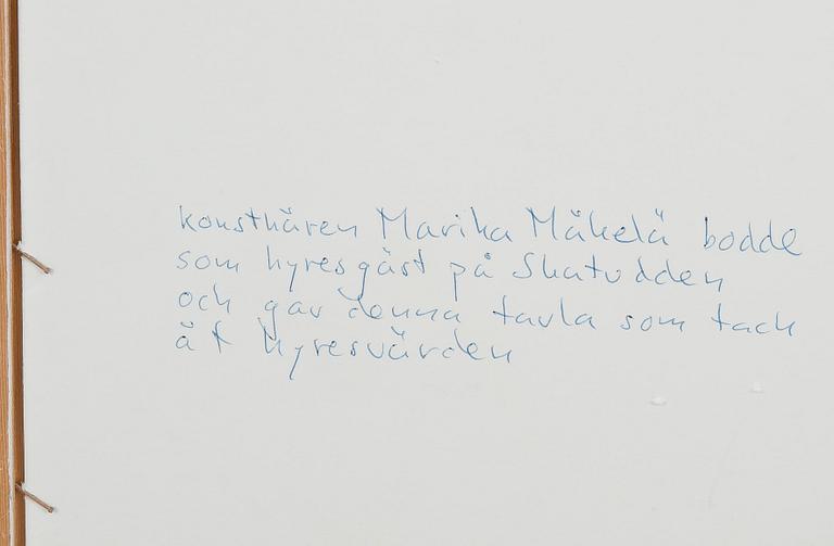 Marika Mäkelä, SININEN SOMMITELMA.