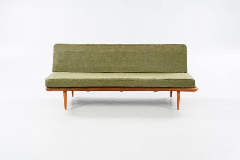 A sofa 417 and a table 519, Peter Hvidt & Orla Mörgaard Nielsen, Minerva series, France & Daverkosen, Denmark, 1950s.