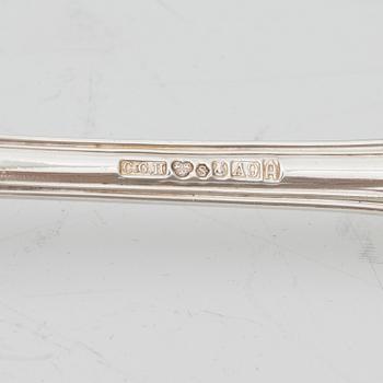 C.G. Hallberg, bestickuppsättning, 36 delar, silver, Stockholm 1951-1952.