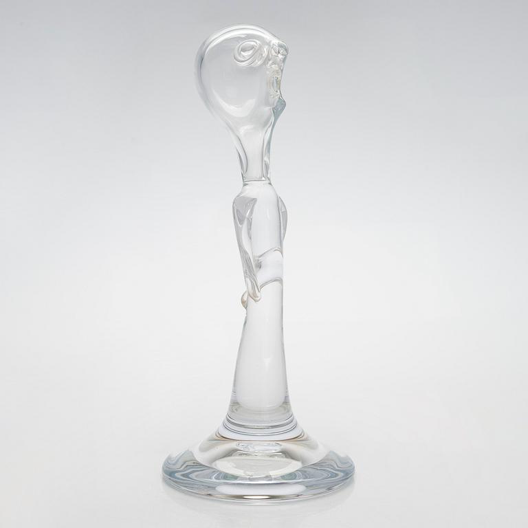 Johannes Rantasalo, a glass sculpture, signed 2008.