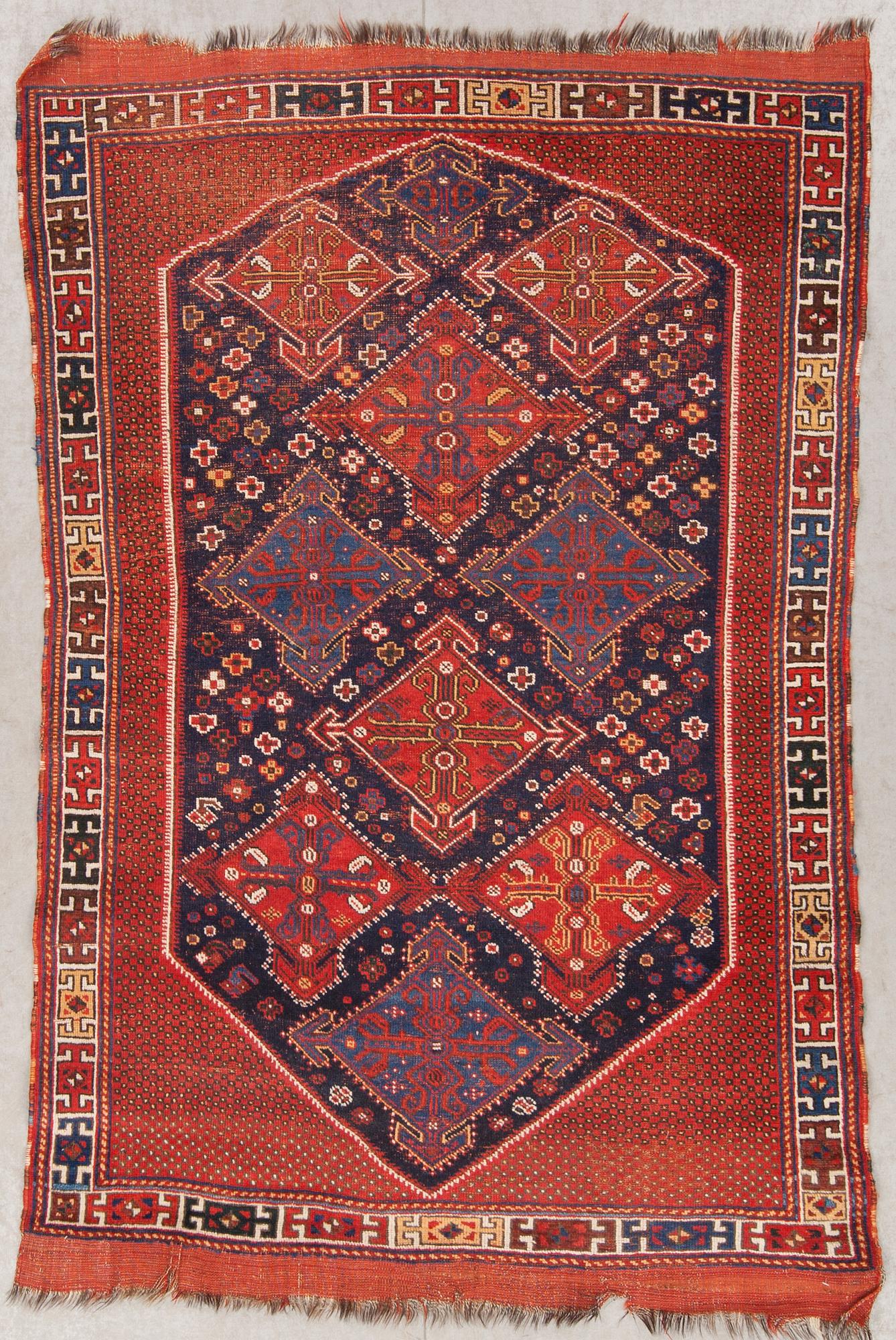 MATTA. Old/semiantik, Shiraz/kashgai sannolikt. Ca 178 X 117 cm.