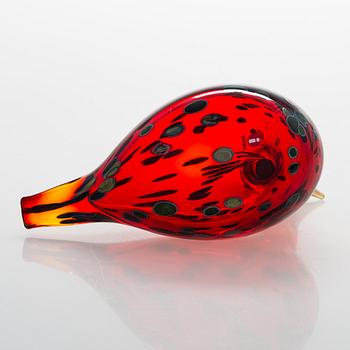 Oiva Toikka, A glass bird, signed O. Toikka Nuutajärvi.