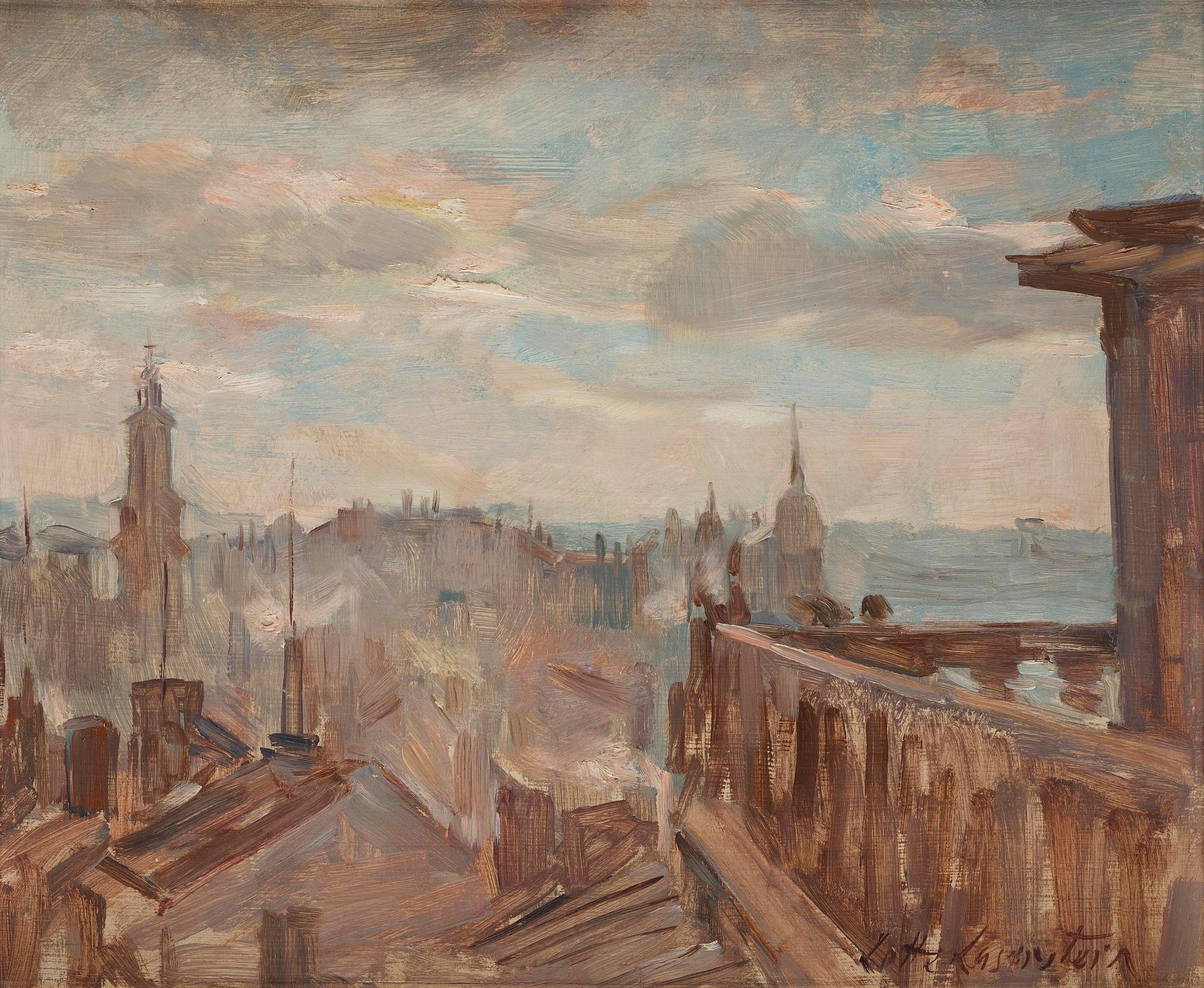 Lotte Laserstein, "Stockholm från Mosebacke".