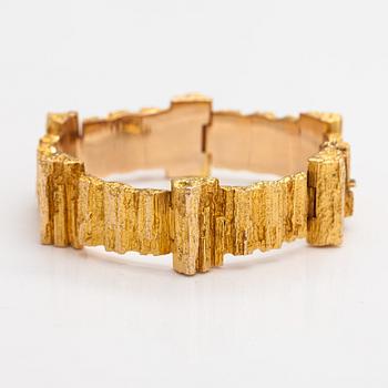Björn Weckström, A 14K gold bracelet "Mystica". Lapponia 1973.