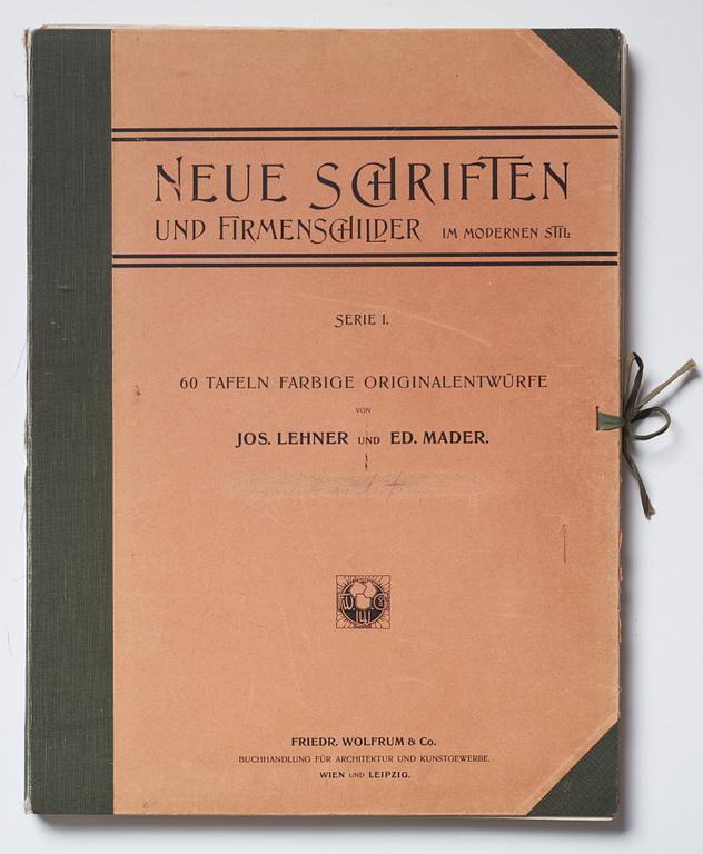 Tre planschverk, "Neue Schriften und Firmenschilder", "Der Praktische Schildmaler" och "Der Praktische Decorationsmaler".