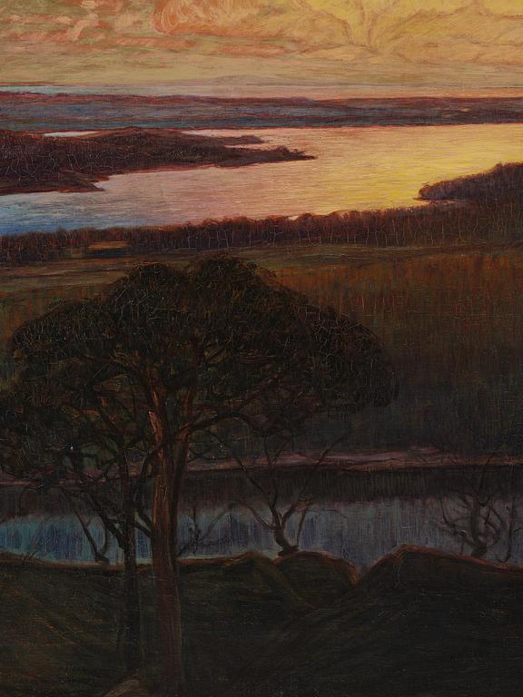 Otto Hesselbom, Skymning över Dalsland.