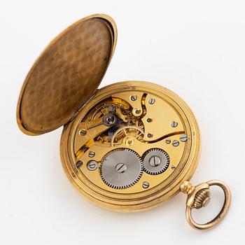 Pocket watch, hunter, 51 mm.