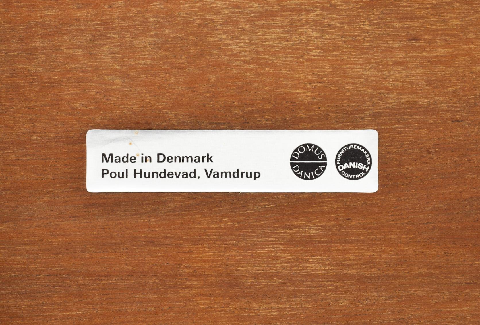 SERVERINGSVAGN, Poul Hundevad, Vamdrup, Danmark, etikettmärkt.