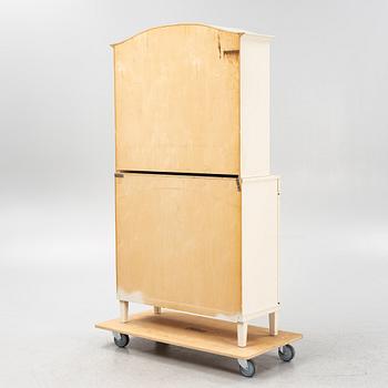 Carl Malmsten, two-part cabinet, "Herrgården", Bodafors, second half of the 20th century.