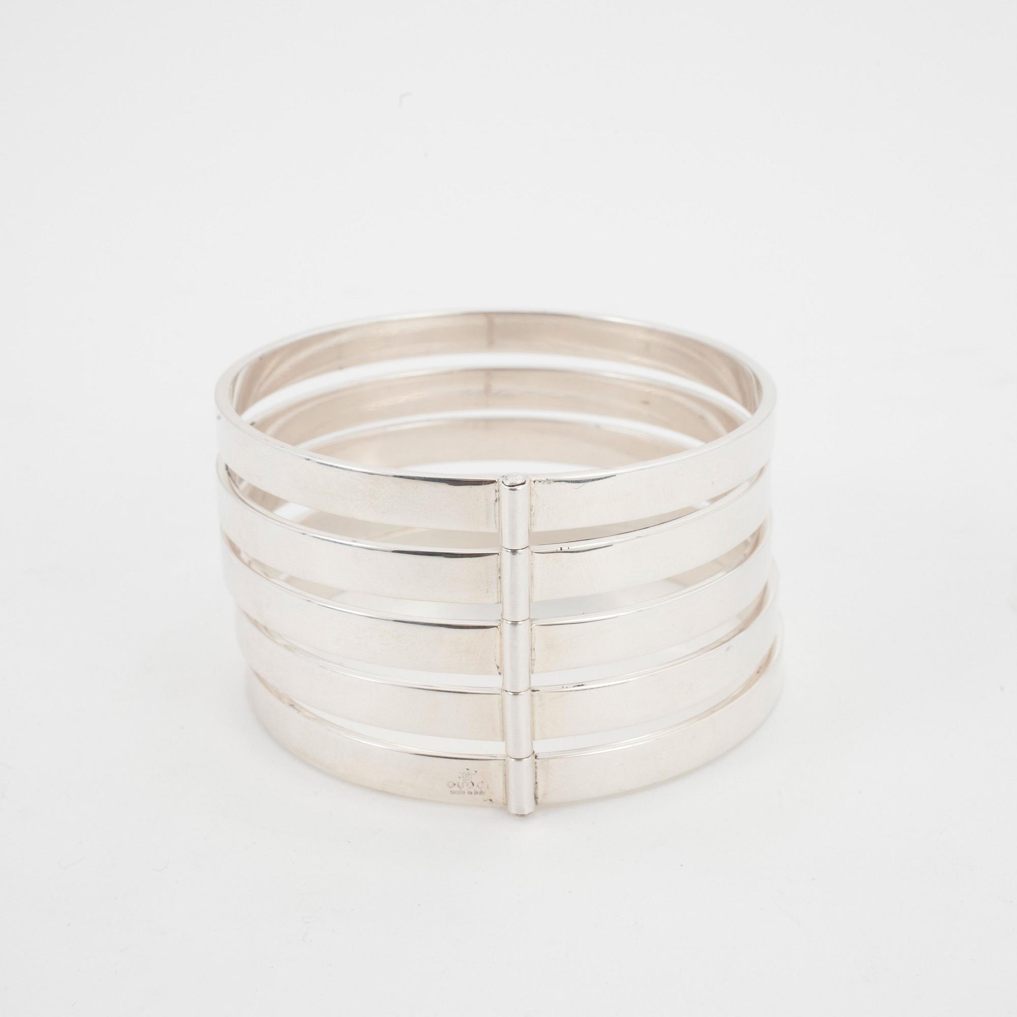 GUCCI, a sterling silver braclet.