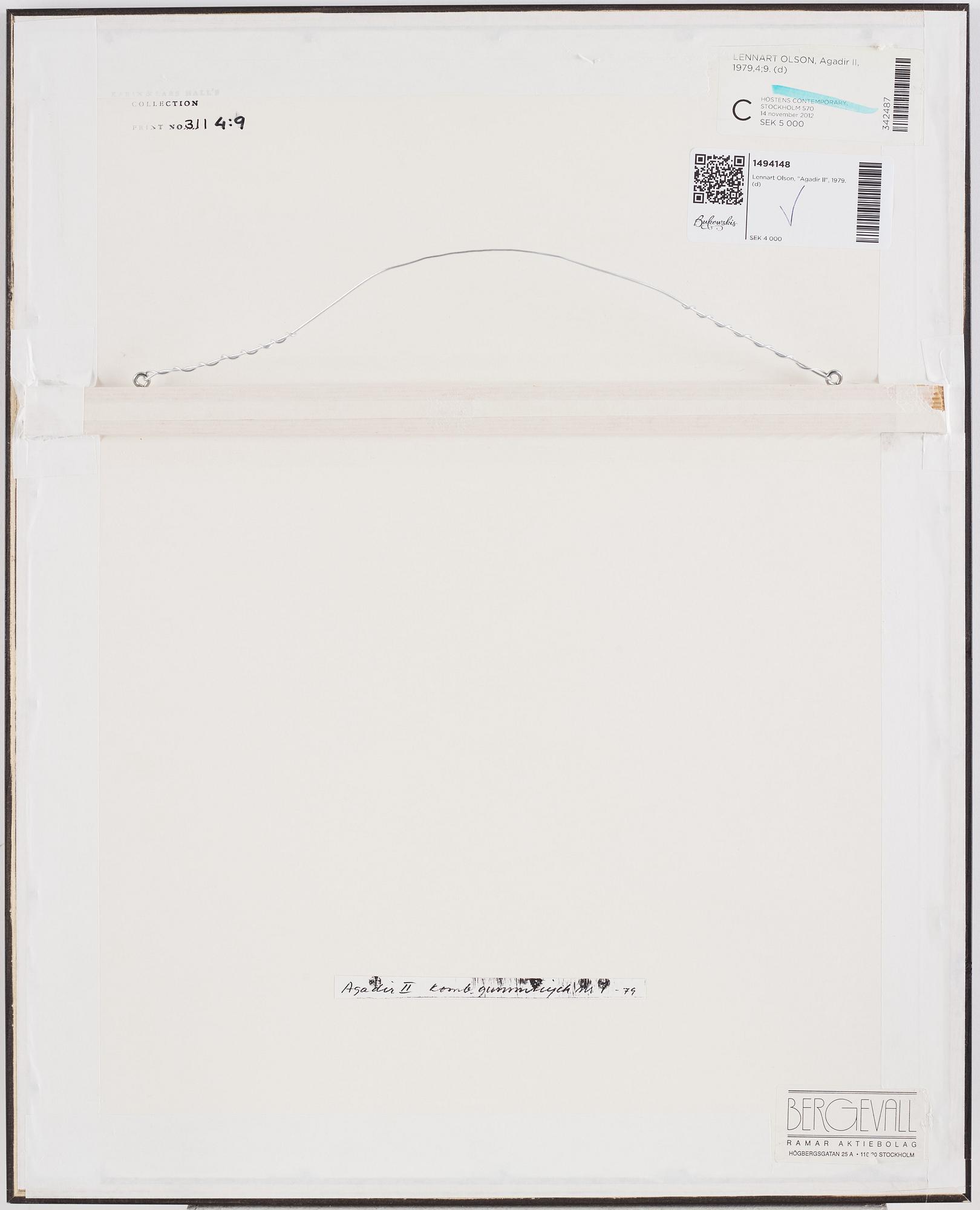 Lennart Olson, "Agadir II", 1979.
