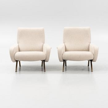 Marco Zanuso, a pair of 'Lady Chairs', Arflex, Italy, post 1951.