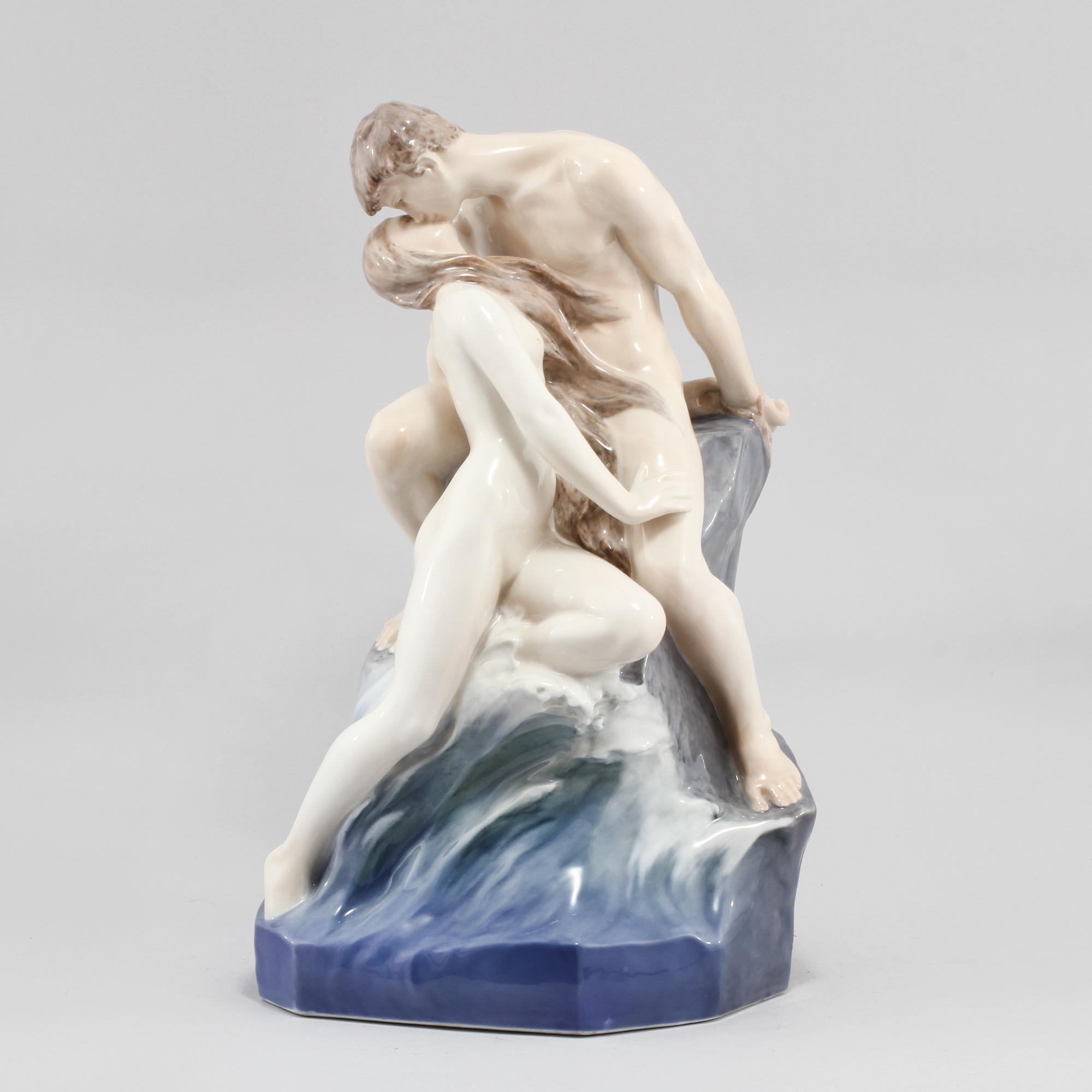 FIGURIN, porslin, Royal Copenhagen, 1900-tal.