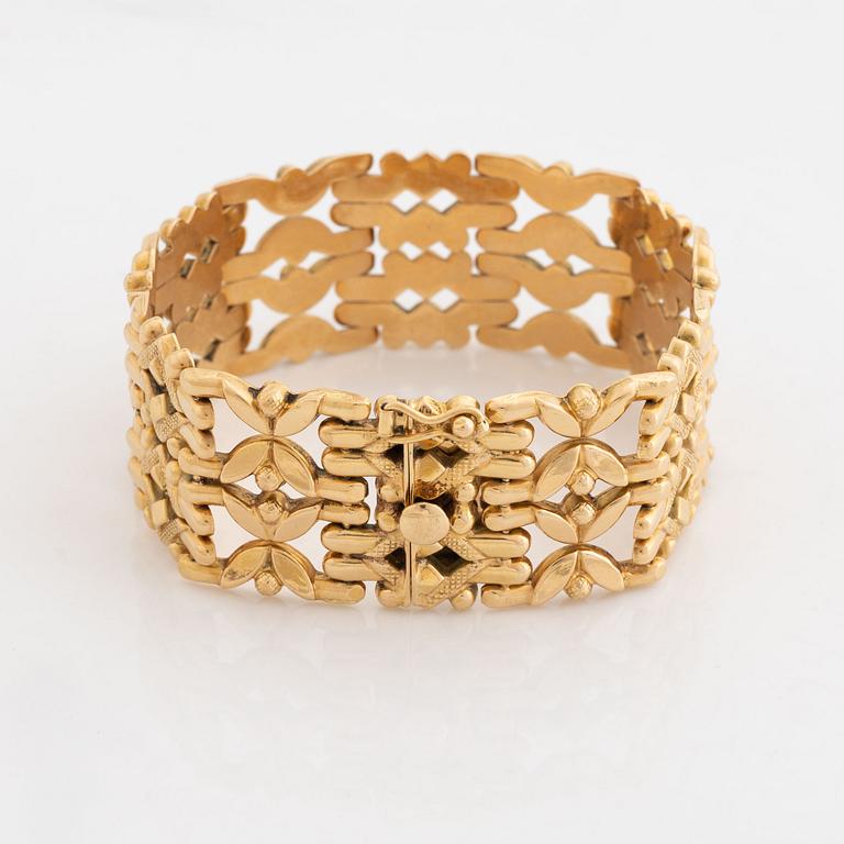 18K gold bracelet, Vicenza, Italy.