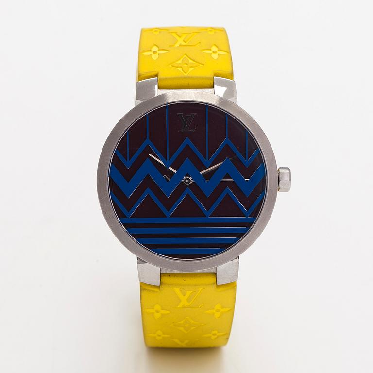 Louis Vuitton, Tambour Slim, "Karakoram", rannekello, 39 mm.