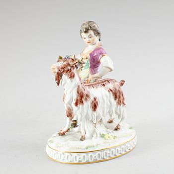 FIGUR, porslin, Meissen, 1900-talets mitt.