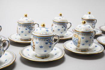 13 creme cups by Rörstrand, second half of the 20th century.