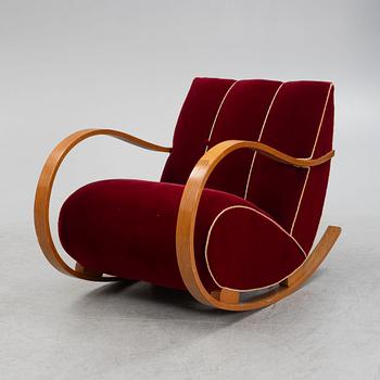 A Swedish Modern rocking chair, 1940's.