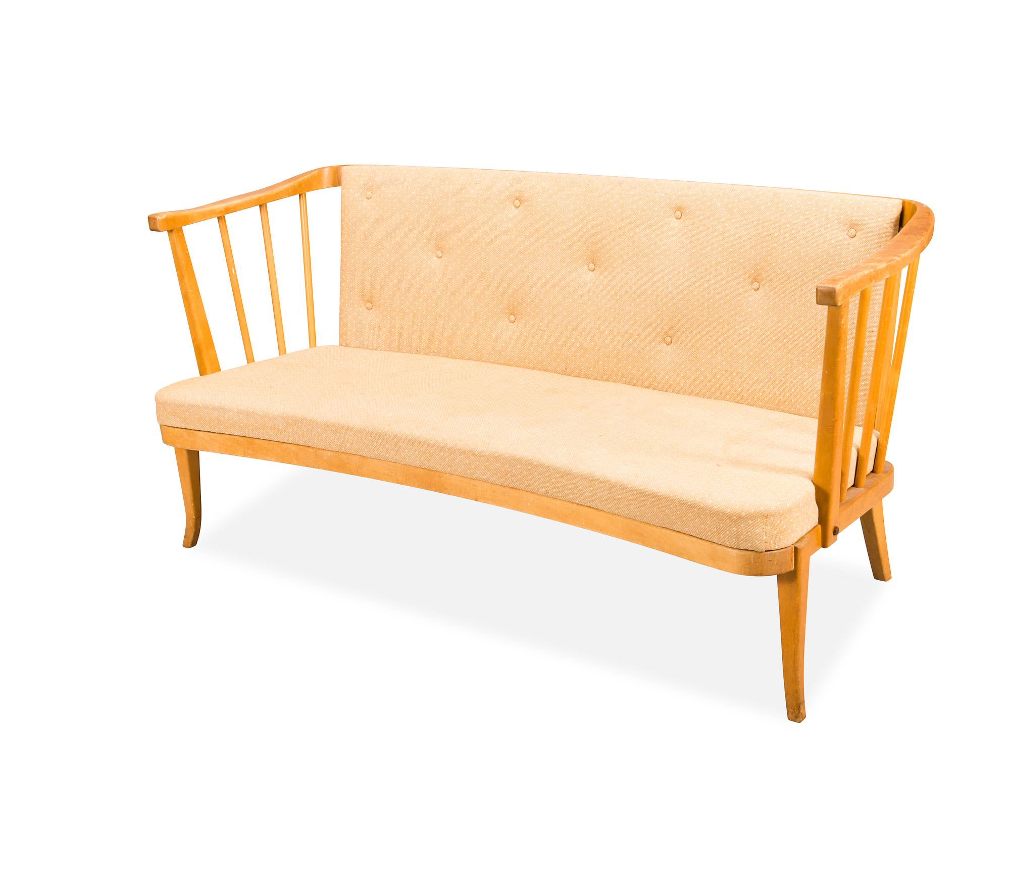 Werner West, WERNER WEST, A late 1940s sofa for Oy Stockmann Ab, Keravan puusepäntehdas. Finland.