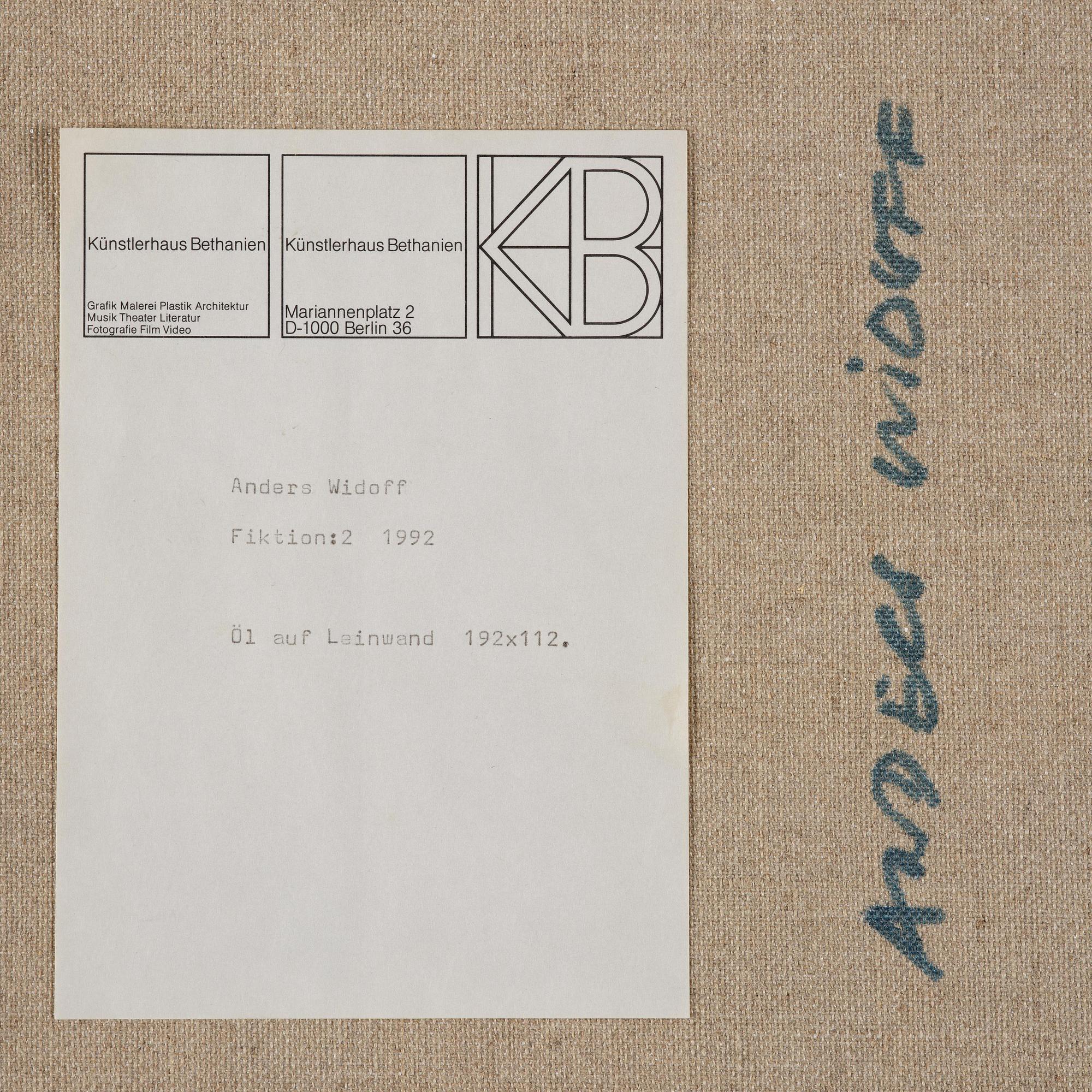 Anders Widoff, "Fiktion:2".