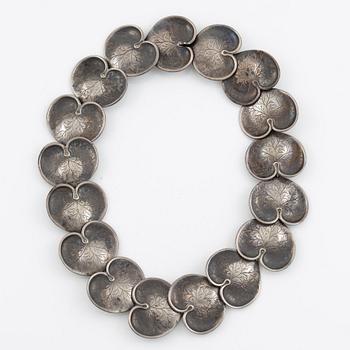 Necklace, silver, Georg Kaplan, Stockholm.