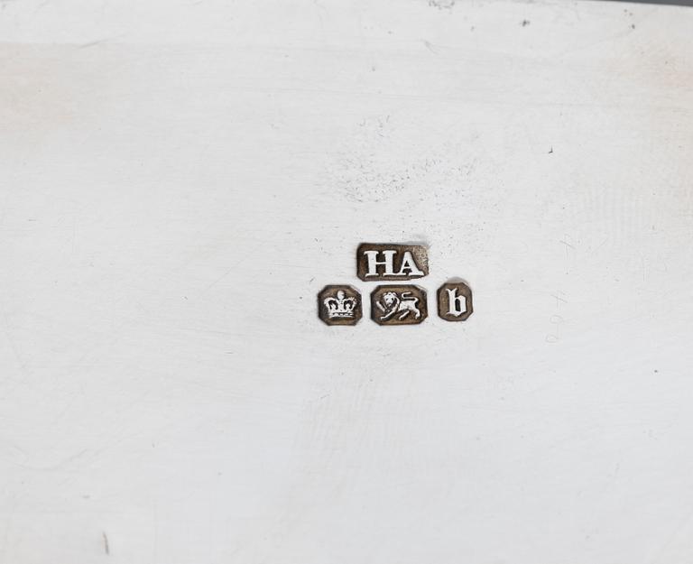 PARTI SILVER, 7 delar. 1800/1900-tal. Vikt ca 573 g.