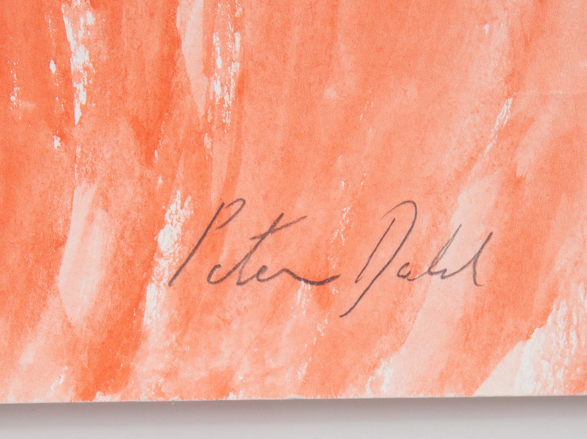 Peter Dahl, watercolour, signed.