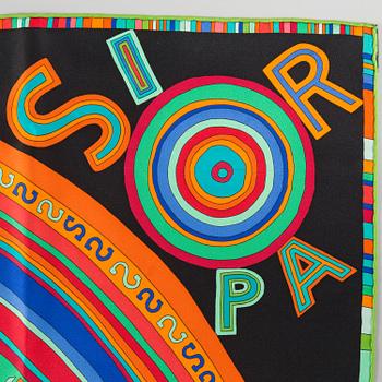 A "Tohu Bohu" Hermès silk scarf, design Claudia Mayr.