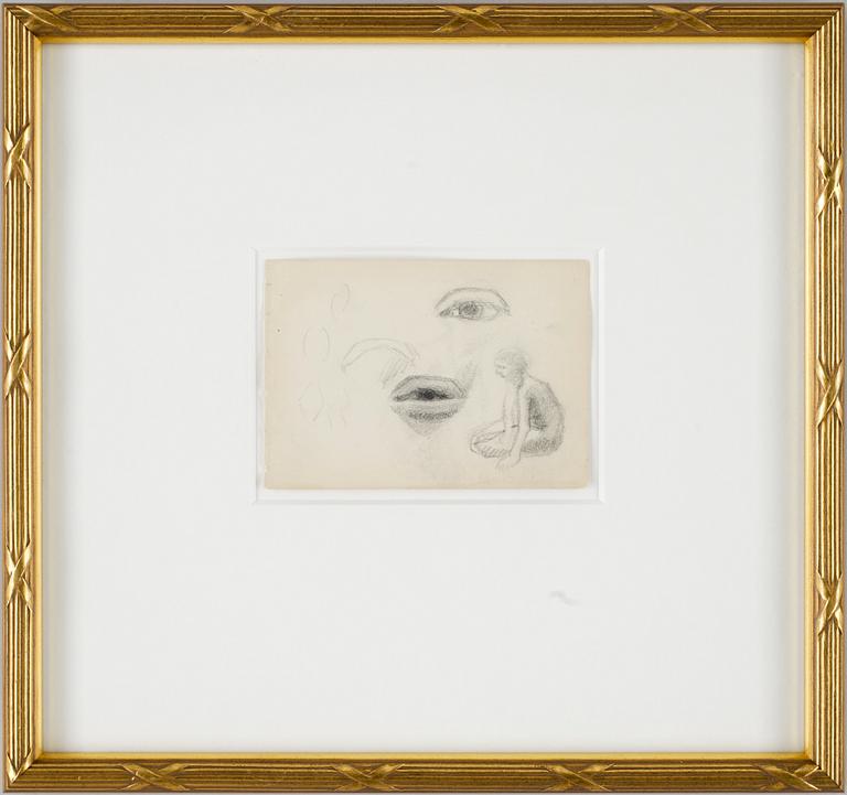 HELENE SCHJERFBECK, blyertsskisser, 10 st.